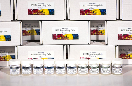 Sets of B72 Retouching Gels