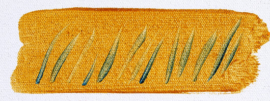 Crisp brushstrokes - Glazing wet-in-wet with B72 Retouching Gels