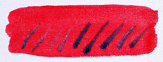 Bleeding paint - Glazing wet-in-wet with Paraloid B72 solution