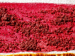 Painting with sand using Paraloid B72 15% solution