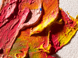 Palette knife impastos - Fast - Hard 25 Si - B72 Retouching Gel